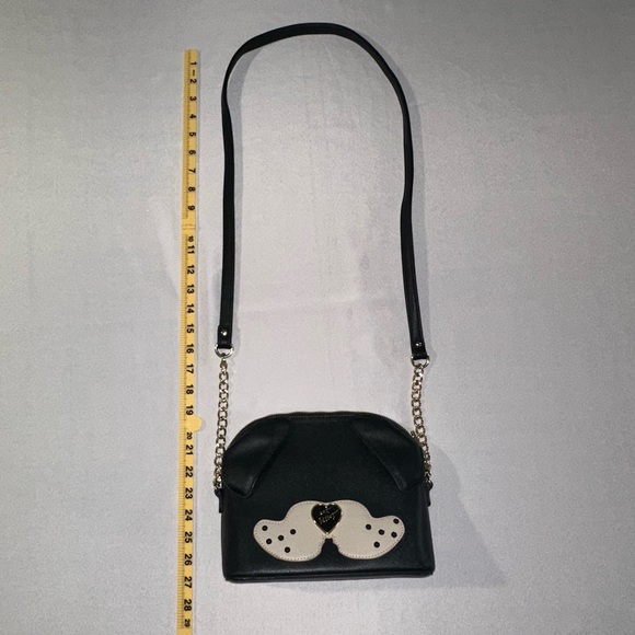 Betsey Johnson Black and Cream Crossbody Bag - Picture 13 of 15